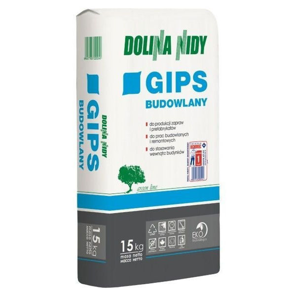 Obrazek GIPS BUDOWLANY 15KG D.NIDY