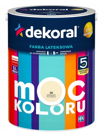 Obrazek Dekoral Akrylit W Migdałowy 5l