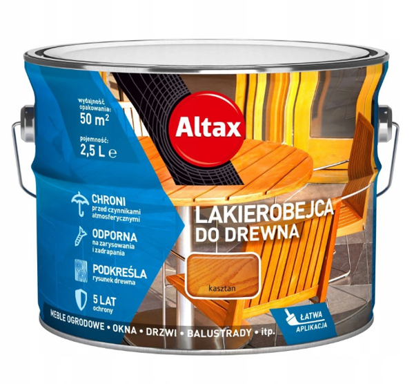 Obrazek Altax Lakierobejca Kasztan 2,5l