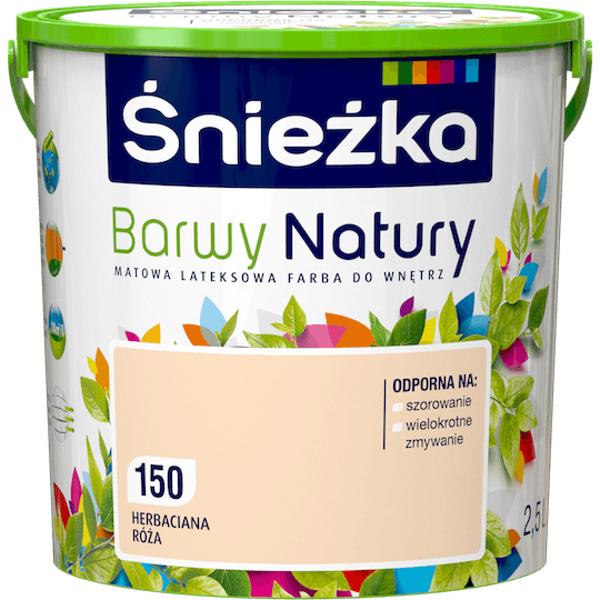 Obrazek ŚNIEŻKA Barwy Natury Herbaciana Róża 150 2,5 L