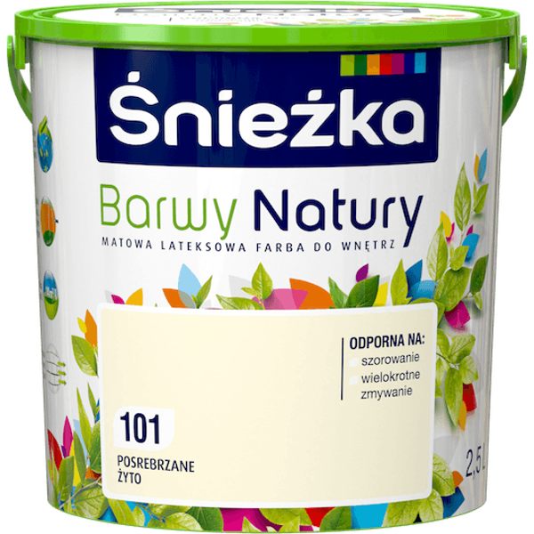 Obrazek ŚNIEŻKA Barwy Natury Posrebrzane Żyto 101 2,5 L