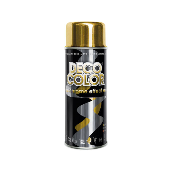 Obrazek Deco Color CHROME EFFECT Złoty 400 ml