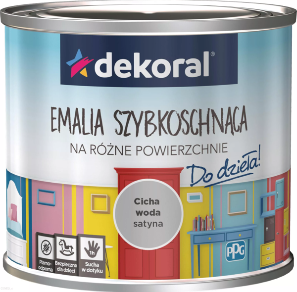 Obrazek DEKORAL EMALIA SZYBKOSCHNĄCA DO DZIEŁA! Cicha Woda 0,5 L