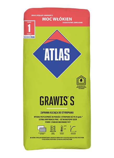 Obrazek ATLAS GRAWIS S DO Styrop 25KG KLEJ