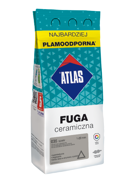 Obrazek ATLAS FUGA CERAMICZ 5KG (1-20) 019 JAS.BEŻOWA prom