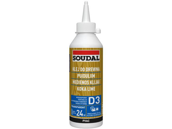 Obrazek SOUDAL KLEJ DO DREWNA SZYBKI 65A 250ml D3