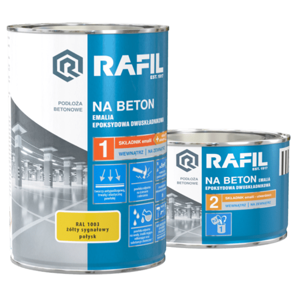 Obrazek RAFIL BETON EMAL Epoks brąz RAL8017 2,1L SKŁ-1-